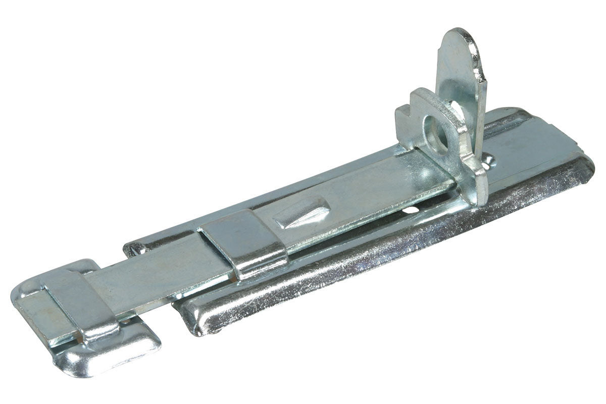IBFM Art. 18 Catenaccio con Portalucchetto di Sicurezza In Acciaio Zincato 150mm cod. 018150