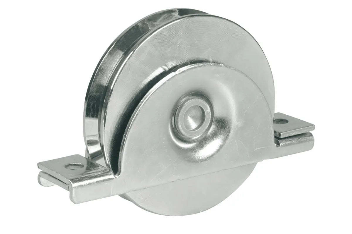 Art. 992/P Ruota con Supporto Interno - 1 Cuscinetto - Gola Tonda Ø 16 992080P