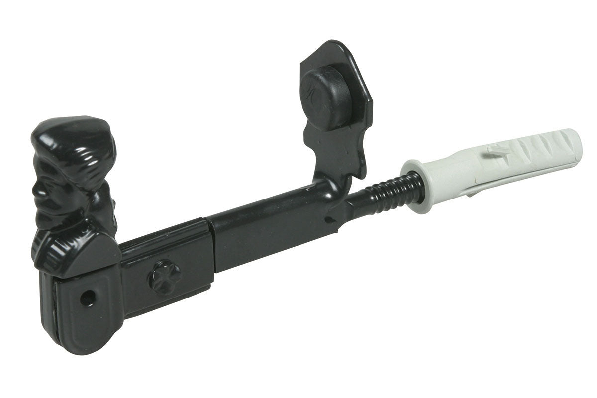 IBFM Art. 633 Ferma Persiane ad Ometto In Acciaio Verniciato Nero cod. 633N