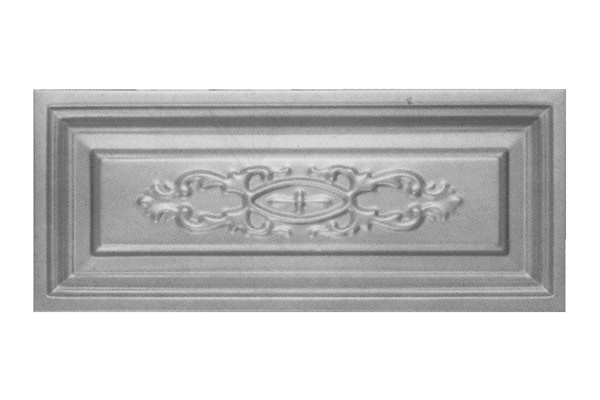 IBFM Art. 891 Pannello Decorativo per Porta In Acciaio 475x200mm
