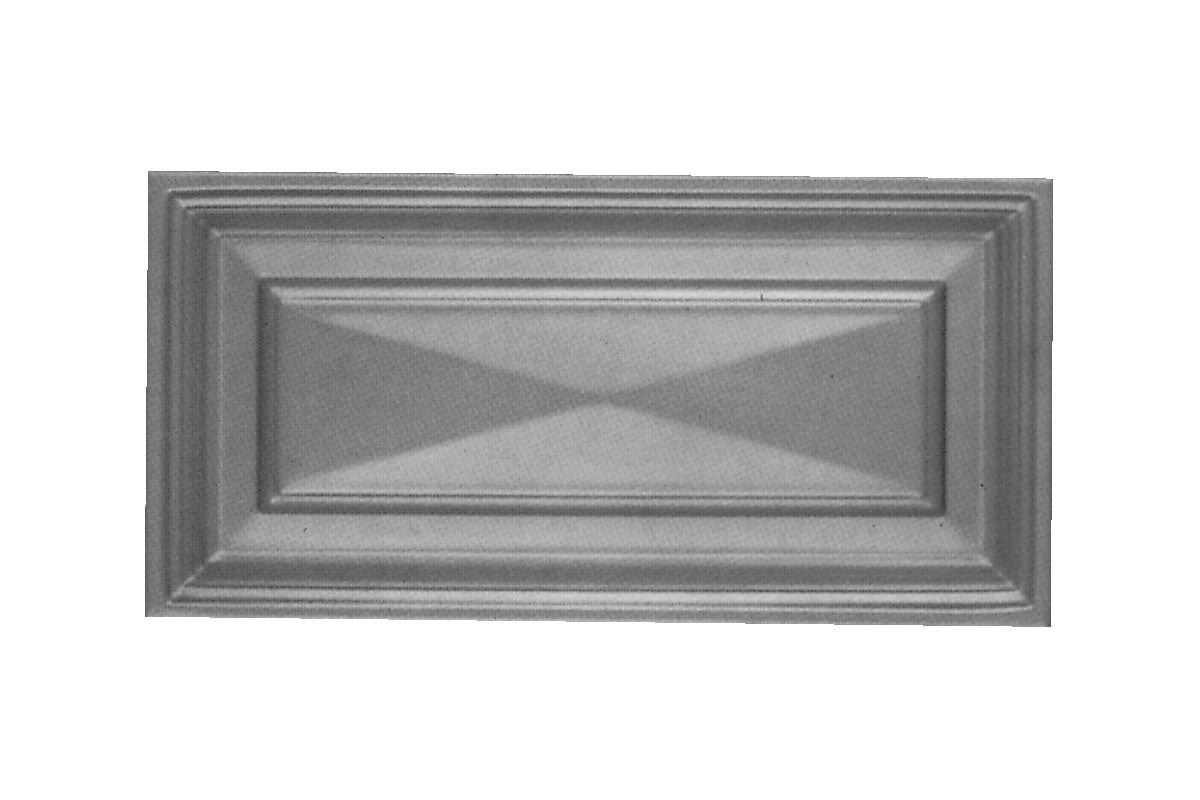 IBFM Art. 893 Pannello Decorativo per Porta In Acciaio 400x200mm