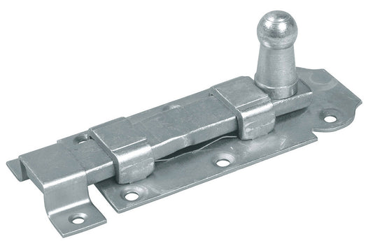 IBFM Art. 17 Catenaccio a Traverso tipo Rustico In Acciaio Zincato 100mm cod. 017100