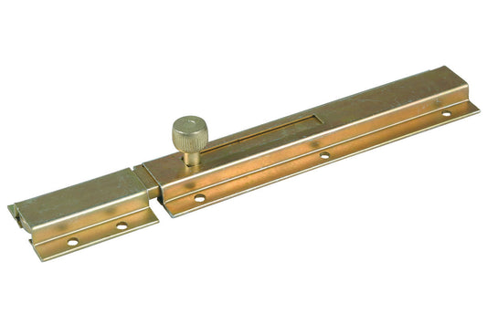 IBFM Art. 32 Catenaccio Trasversale con incontro In Acciaio Ottonato 150mm cod. 032150O