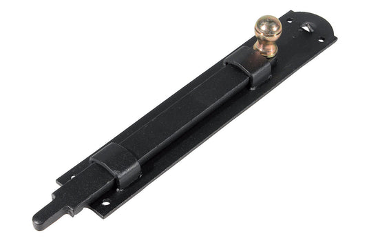 IBFM Art. 45 Catenaccio Rustico Pesante Verticale Nero Goffrato In Ferro Verniciato Nero Goffrato 250mm cod. 045250