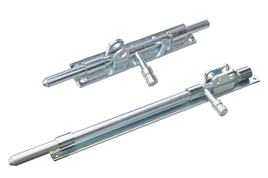 IBFM Art. 61 Catenaccio Verticale con Portalucchetto In Acciaio Zincato 420mm cod. 061420