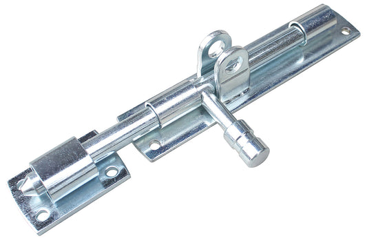 IBFM Art. 62 Catenaccio Orizzontale con Portalucchetto In Acciaio Zincato 250mm cod. 062250