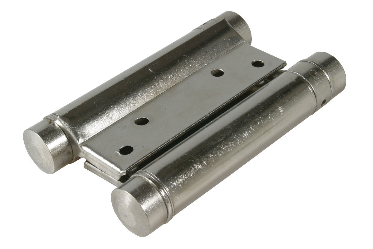 IBFM Art. 107 Cerniera a Molla Azione Doppia In Acciaio Nichelato 75mm cod. 107029