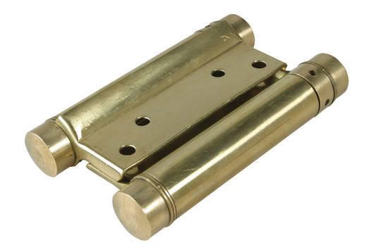 IBFM Art. 111 Cerniera a Molla Doppia Azione In Ottone Lucido 100mm cod. 111030