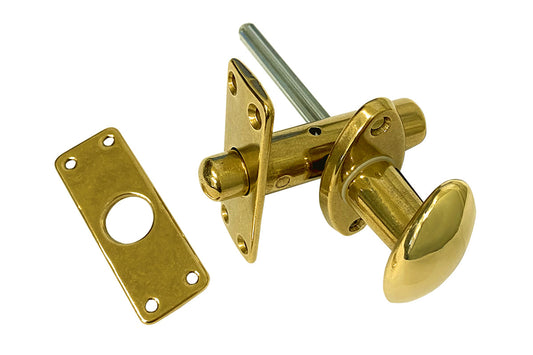 IBFM Art. 270 Paletto di sicurezza a cremagliera per porte blindate In Ottone Lucido 60mm cod. 270060O