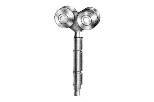 IBFM Art. 333 Carrello per Portone Scorrevole In Acciaio Zincato 54mm cod. 333054