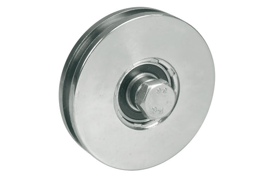 IBFM Art. 360/Q Ruota per Cancelli In Acciaio Zincato 80mm cod. 360080Q