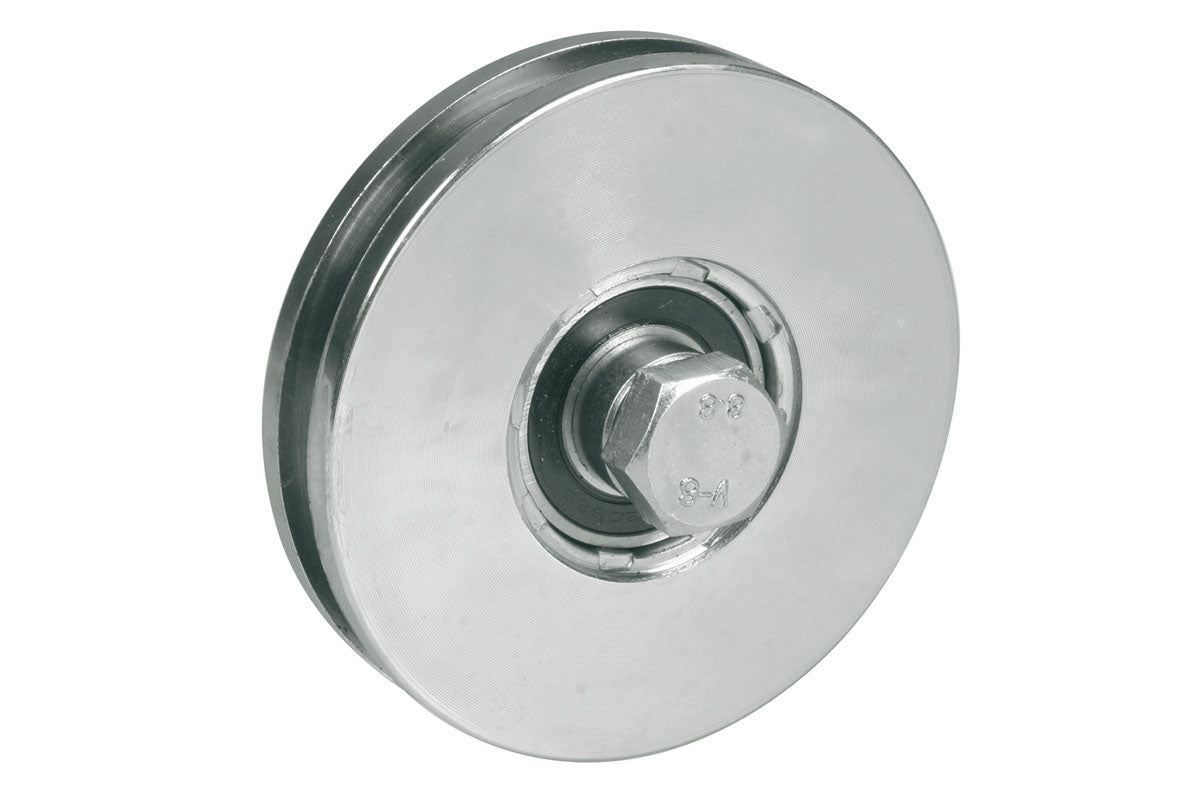 IBFM Art. 360/Q Ruota per Cancelli In Acciaio Zincato 120mm cod. 360120Q