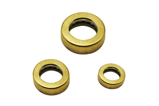 IBFM Art. 413 Cuscinetto a Sfera Reggispinta per Cerniera In Acciaio Ottonato 9mm cod. 413009O
