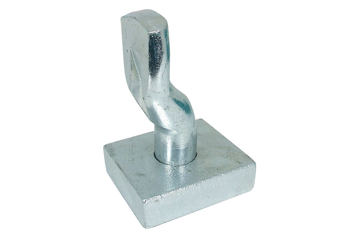 IBFM Art. 425/A Perno e Piastra Inferiori per Cancello In Ferro Naturale 20mm cod. 425020A