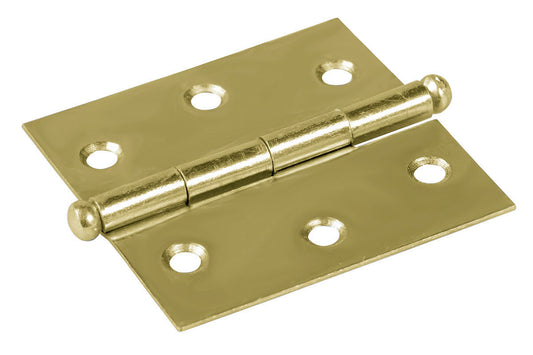 IBFM Art. 453 Cerniera Piana con Perno Levabile In Acciaio Ottonato 50x40mm cod. 45305040