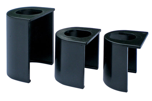 IBFM Art. 459 Coperchio di Sicurezza per Guida Cancello In Plastica Nero 30x40mm cod. 45903040