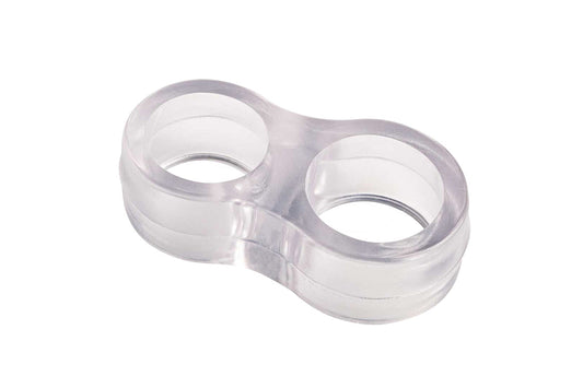 IBFM Art. 471MN Paracolpi doppio anello in plastica per maniglia In Gomma 45mm