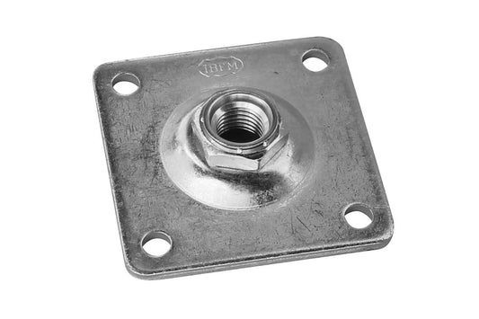 IBFM Art. 480 Piastra da Avvitare per Cardine Regolabile In Acciaio Zincato 18 cod. 480018