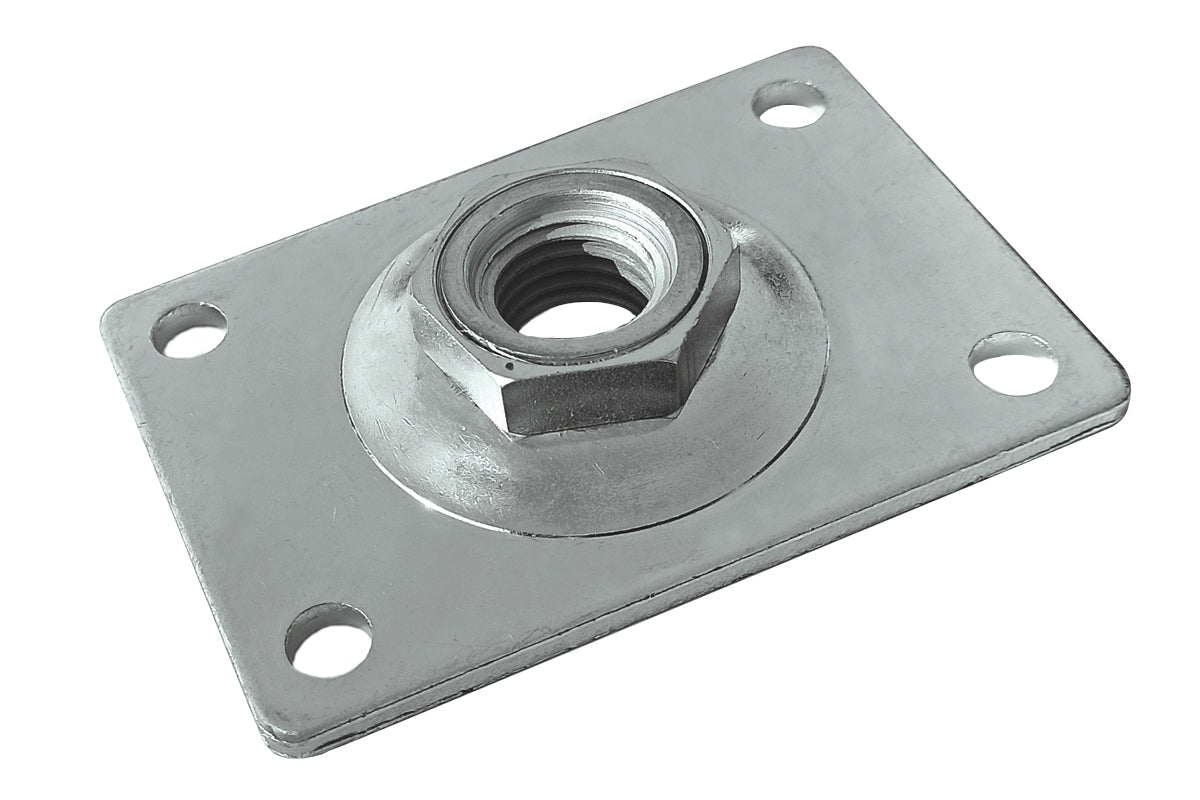 IBFM Art. 481 Piastra da Avvitare per Cardine Regolabile In Acciaio Zincato 18 cod. 481018