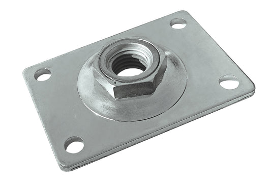 IBFM Art. 481 Piastra da Avvitare per Cardine Regolabile In Acciaio Zincato 18 cod. 481018