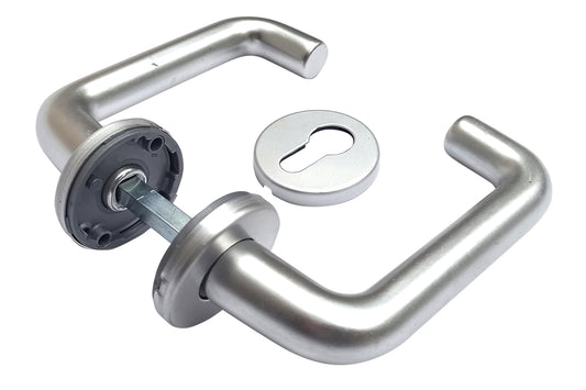 IBFM Art. 533 Maniglia per Cancelli In Alluminio anodizzato Argento 8