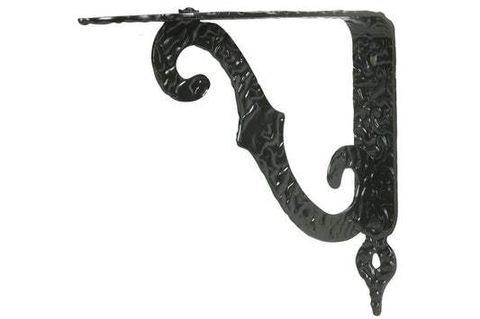 IBFM Art. 649 Reggimensola Stile Ferro Battuto In Ferro Verniciato Nero 200x150mm cod. 649200150