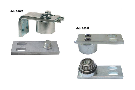 IBFM Art. 838/R-839/R Cardine a Cuscinetti Regolabile In Acciaio Zincato 50mm cod. 838839R