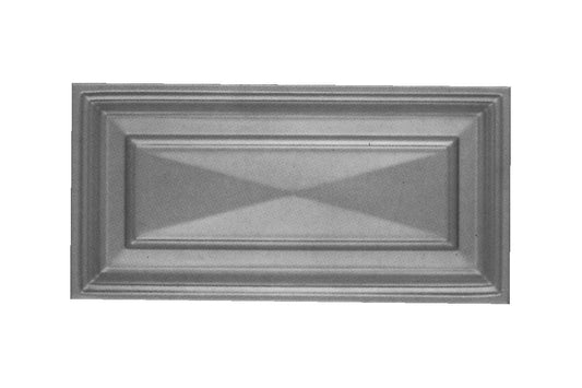 IBFM Art. 893 Pannello Decorativo per Porta In Acciaio 400x200mm