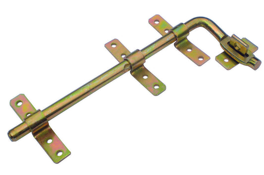 IBFM Art. 127 Catenaccio con Portalucchetto In Acciaio Tropicalizzato 300mm cod. 127300