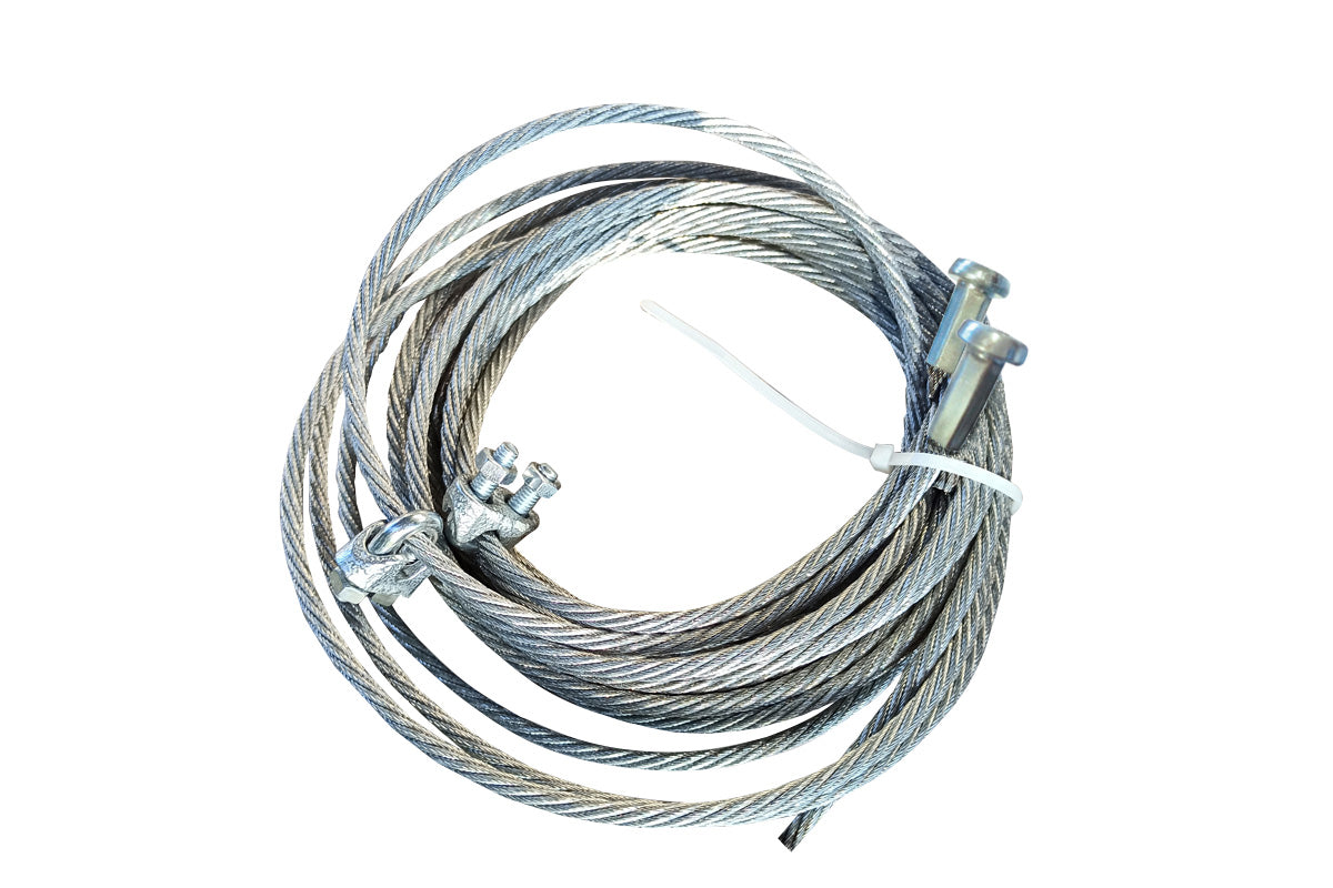 IBFM Art. 1439/T Cavo in Acciaio con Tiranti per Contrappesi Porte Basculanti In Acciaio 2.5 cod. 1439025/T