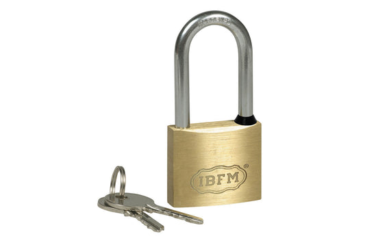 IBFM Art. 2225/LS-2230/LS-2240/LS-2250/LS Lucchetto ad Arco In Ottone 50mm cod. 2250LS