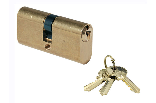 IBFM Art. 2302 Cilindro Ovale In Ottone Cromato Satinato 27+27mm cod. 2302CS