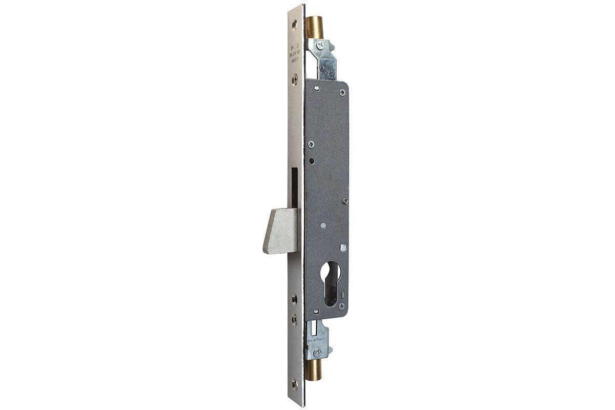 IBFM Art. 2504 Serratura a Baionetta Senza Scrocco Frontale Nickelato - Corpo Zincato 25mm cod. 2504025
