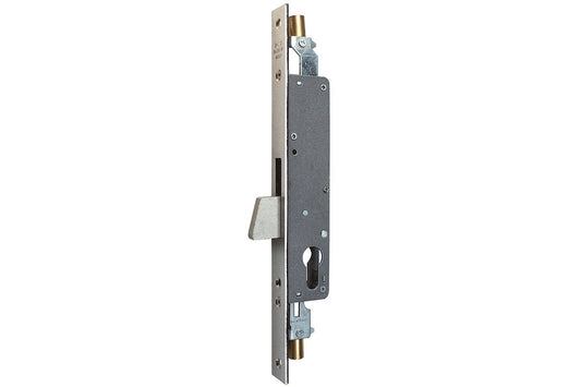 IBFM Art. 2504 Serratura a Baionetta Senza Scrocco Frontale Nickelato - Corpo Zincato 25mm cod. 2504025