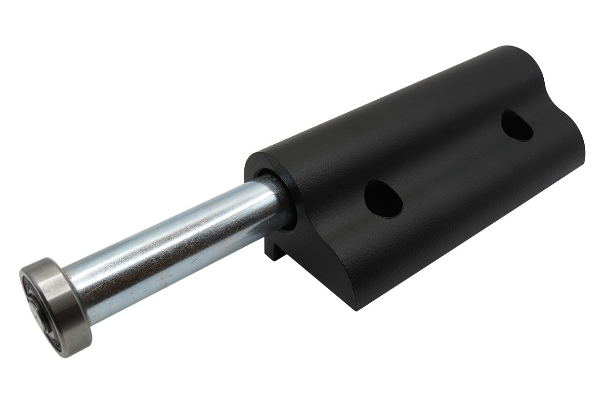 IBFM Art. 4520 Rullo Guida Inferiore In Alluminio Verniciato Nero con Perno Zincato