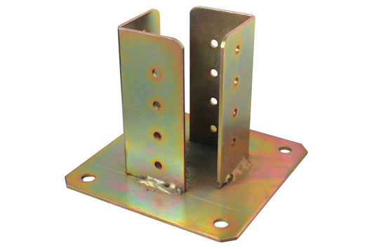 IBFM Art. 12527 Supporto per Pali In Acciaio Tropicalizzato 100x100mm cod. 12527100100